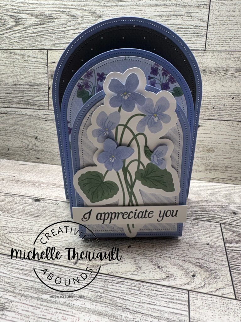 Creativity Abounds – Fun Folds- Arched Pop Out Card